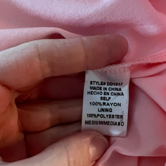 Peach maxi dress size M - Picture 7 of 9